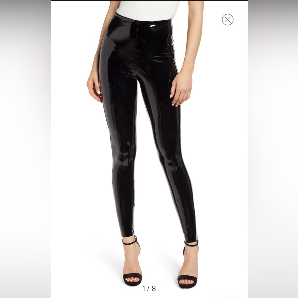 Commando control top faux patent leather leggings